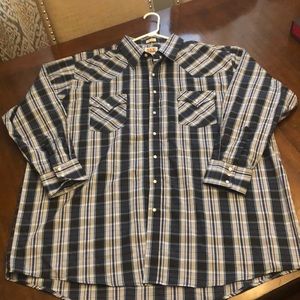 ELY Cattleman - Western - Men’s Dress Shirt - 2X